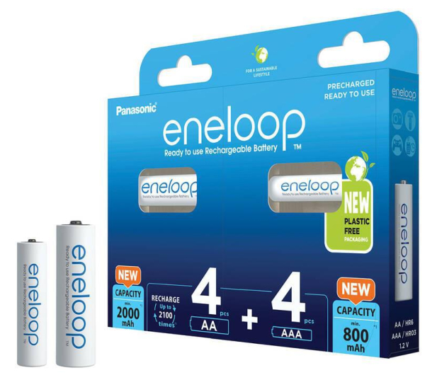 Panasonic ENELOOP 4x AA 2000mAh + 4x AAA 800mAh - 1068326 - zdjęcie 2
